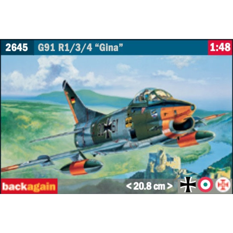 G91 R1/3/4 Gina 1/48 #2645 by Italeri