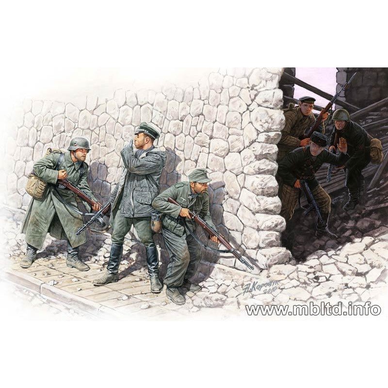 MasterBox Who’s That? German Mountain Troops & Soviet Marines, Spring 1943 1/35 by Master Box