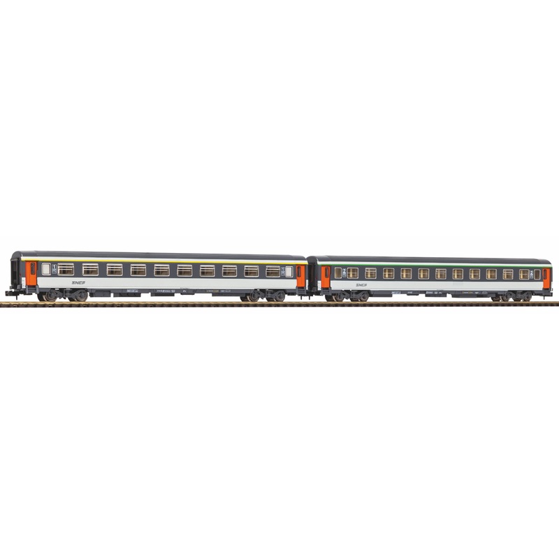 Passenger car set compartment car 1st class + 2nd class SNCF Ep.IV-V 2-part