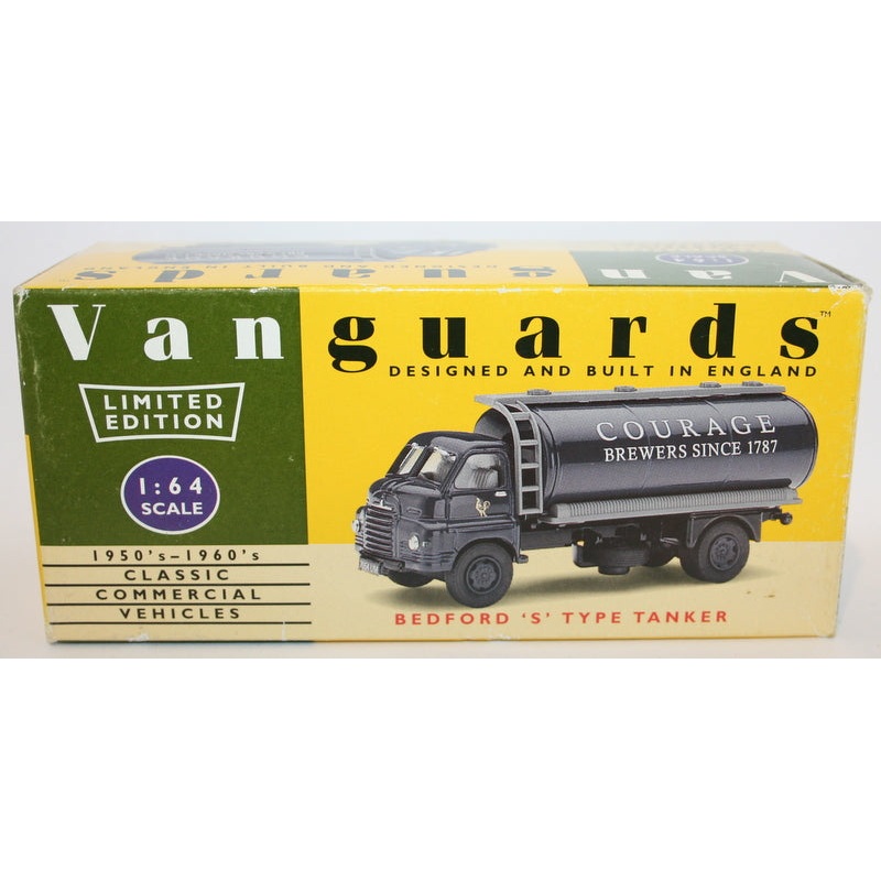 Vanguards 1/64 Scale VA7004 – Bedford S Type Tanker – Courage Beers