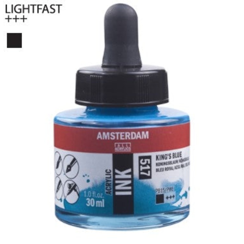 Amsterdam Acrylic Ink # 517 King’s Blue
