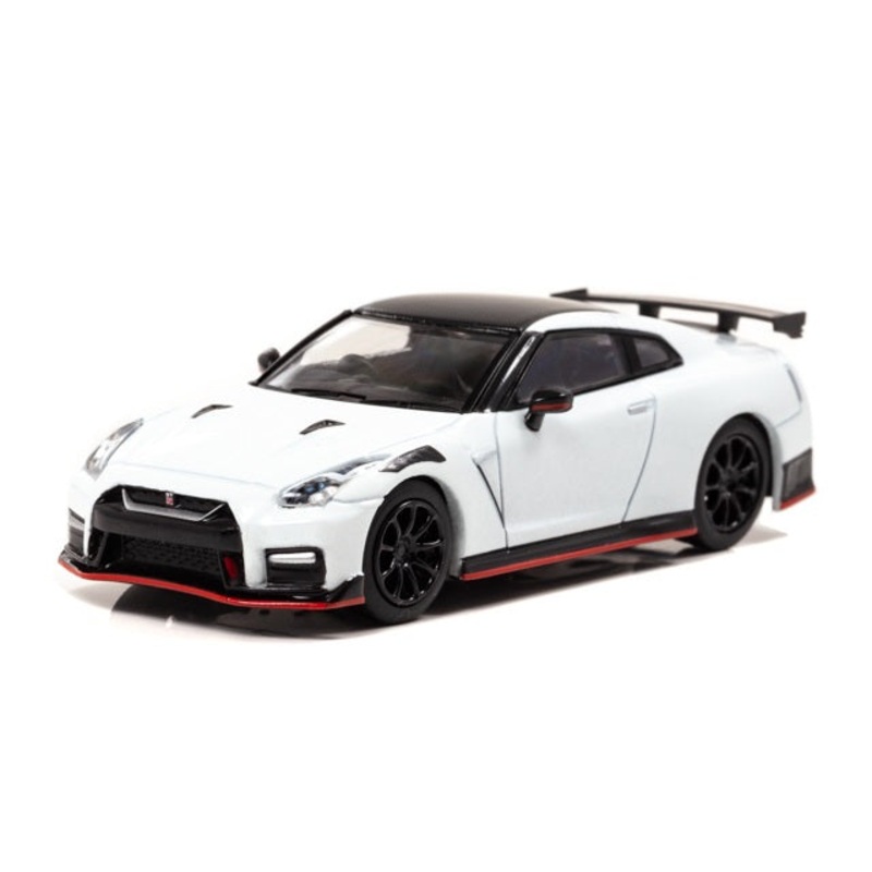 [ Back-order ] CAR-NEL CN640027 1:64 Nissan GT-R NISMO (R35) 2020 Brilliant White Pearl