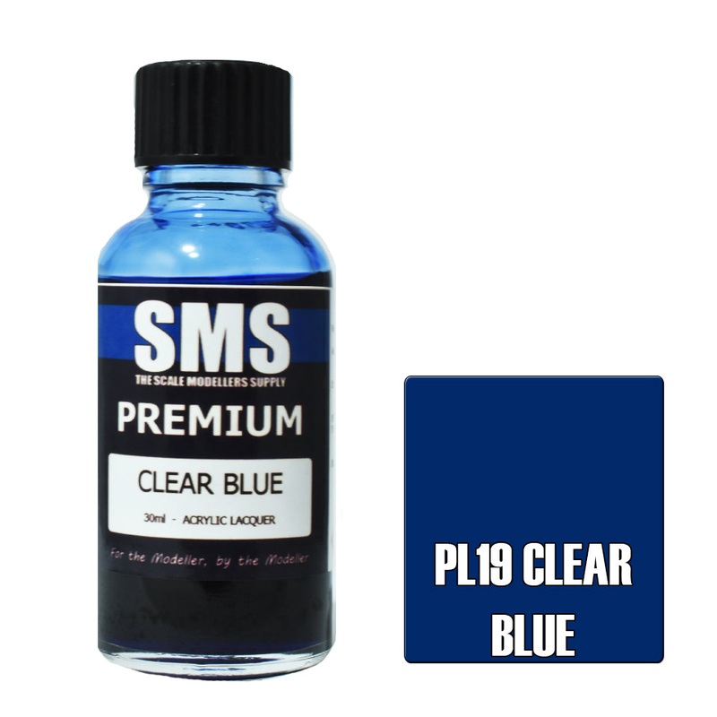 SMS Premium Lacquer – PL19 Clear Blue