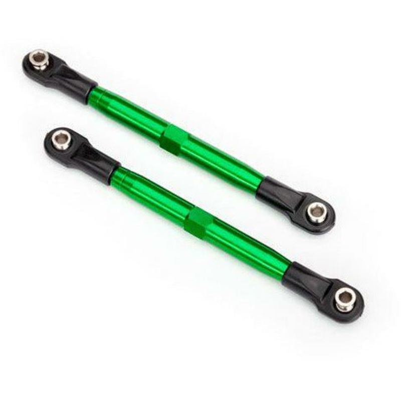 TRA6742G Toe Links 87mm, Front/Rear – Green Aluminum