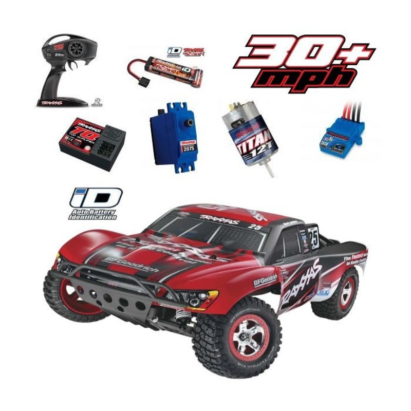 Traxxas Slash RTR 1/10 2WD Brushed with Battery & Charger – Red