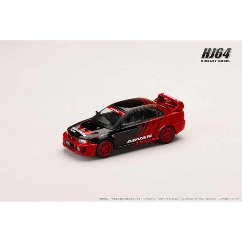 [ Back-order ] Hobby Japan HJ642032AV 1:64 MITSUBISHI LANCER GSR EVOLUTION 5 CP9A 1998 YOKOHAMA ADVAN COLOR Diecast model car