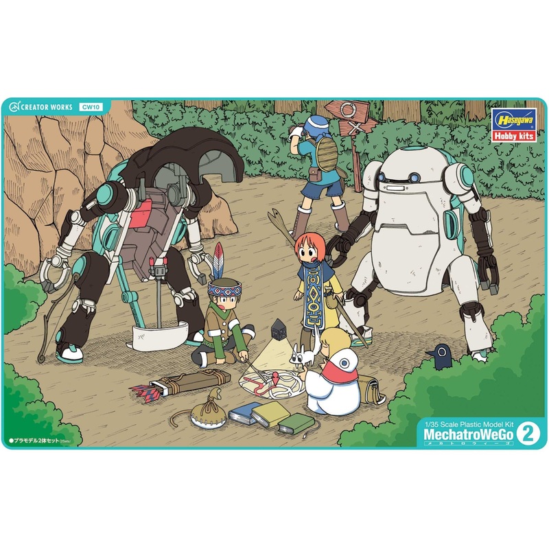 Mechatrowego No.02 Milk and Cacao (Set of 2 Models) 1/35 #64510 by Hasegawa