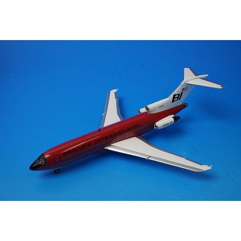 1:200 B727-100 Braniff International Red Jellybean N7296 IF721017 INFLIGHT airplane model