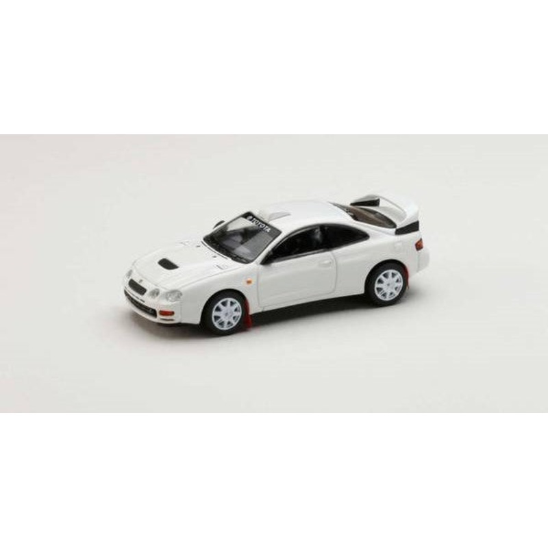 [ Back-order ] Hobby Japan HJ641064CW 1:64 Toyota CELICA GT FOUR WRC Edition ST205 Customized Version 8 Spokes Wheel SUPER WHITE II Diecast model car