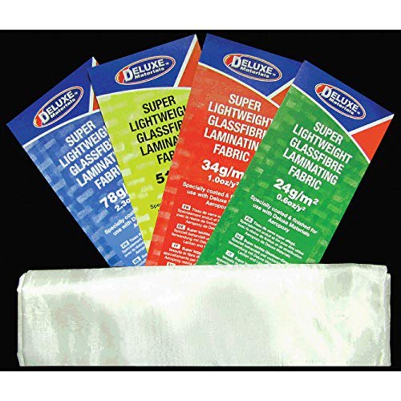 Deluxe Materials Super Lightweight Fiberglass Cloth