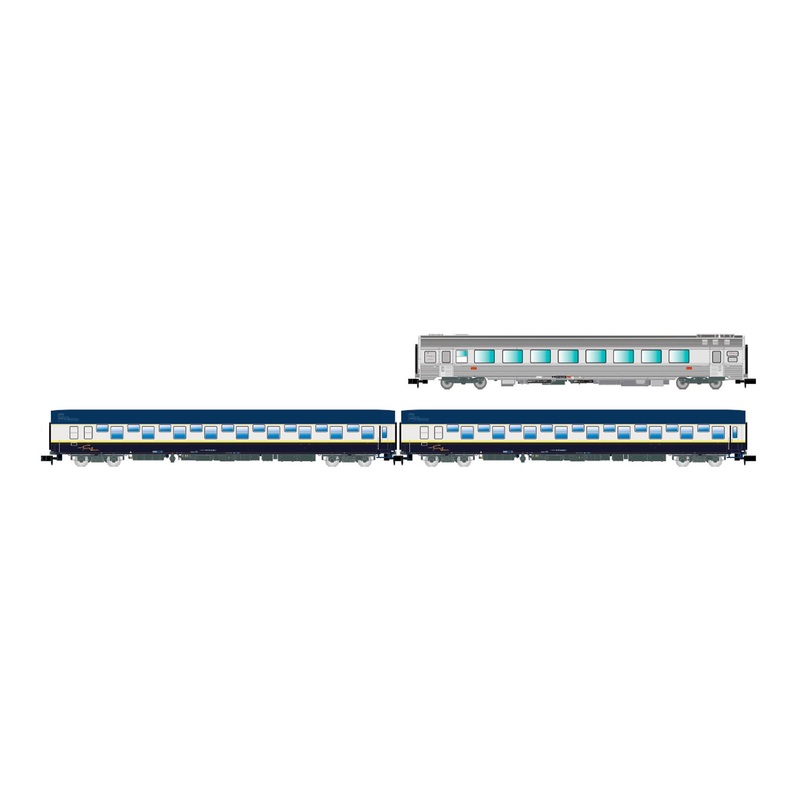 Passenger Car Set No. 3 Train Expo SNCF Ep. VI 3-piece