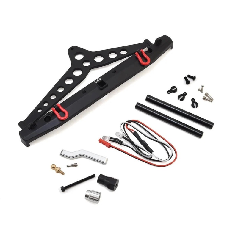 Yeah Racing Aluminum Rear Bumper w/Spare Tire Mount – YEA-YA-0549