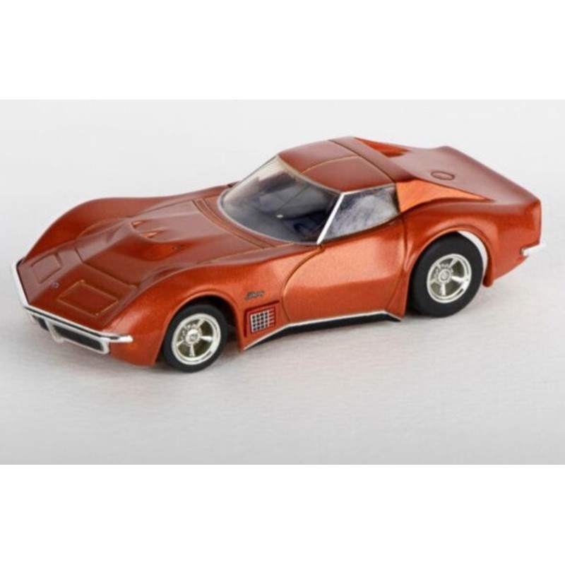 AFX Corvette 454 1970 LT1 – Orange Metallic – Clear Series