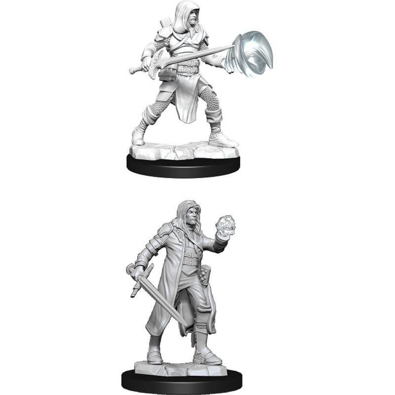 D&D Unpainted Mini – Multiclass Fighter & Wizard 90150