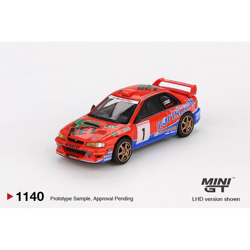 (PRE-ORDER) MINI GT 1:64 Subaru Impreza WRC97 #1 1999 DRM Champion MGT01140-L