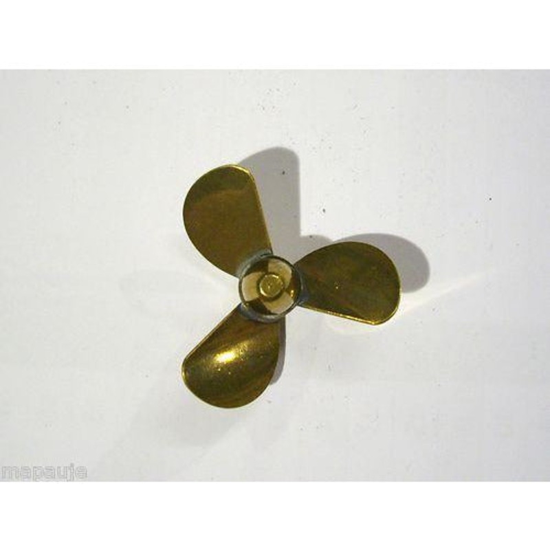 RIV534-71 4MM THREAD-70MM RIGHT HAND Brass Propeller