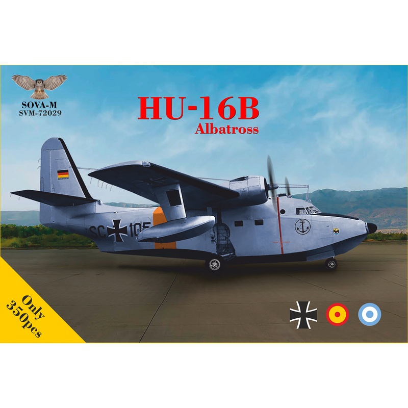 HU-16B Albatross flying boat (Germany/ Spain/ Argentina) 1/72 #72029 by Sova-M