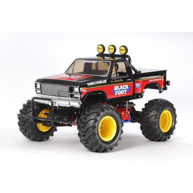Tamiya 1/10 2WD Electric Monster Truck Kit 1986 Blackfoot – TAM58633