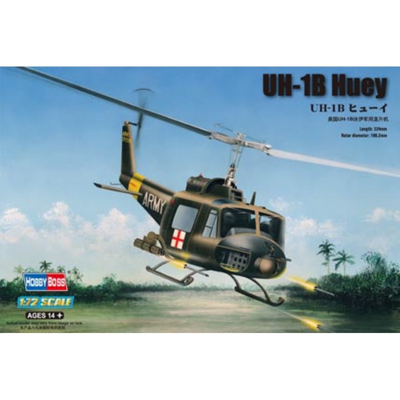 UH-1B Huey 1/72 #87228 by Hobby Boss