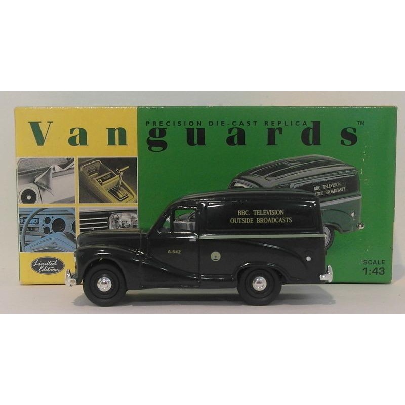 Vanguards 1/43 Metal Model VA03013 Austin A40 Van BBC Outside Broadcast