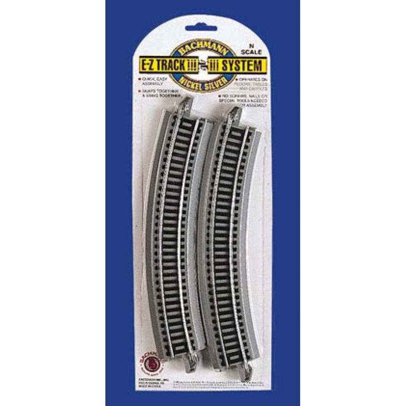 19 Radius Curve Track – Nickel (6PC) (N)
