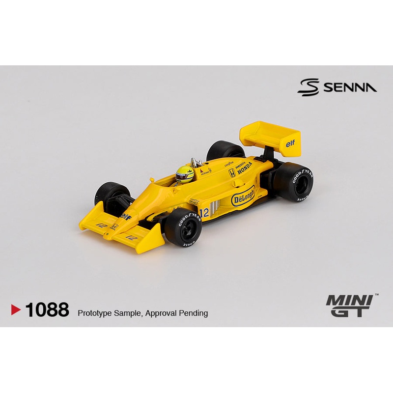 (PRE-ORDER) MINI GT 1:64 Lotus 99T #12 Ayrton Senna 1987 Monaco Grand Prix Winner MGT01088-BL Blister