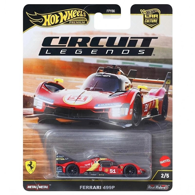 (PRE-ORDER) Hot Wheels Premium 1:64 Car Culture 2025 Circuit Legends Ferrari 499P