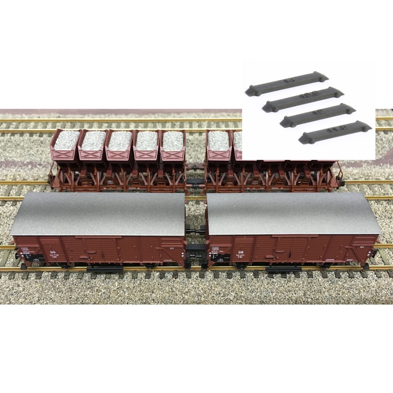 Ready-made model sample pack of coupling rods, 6 pieces