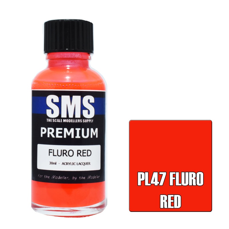 SMS Premium Lacquer – PL47 Fluro Red