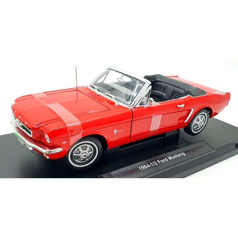 Welly 1/18 Scale Diecast 12519W – 1964-1/2 Ford Mustang Convertible – Red