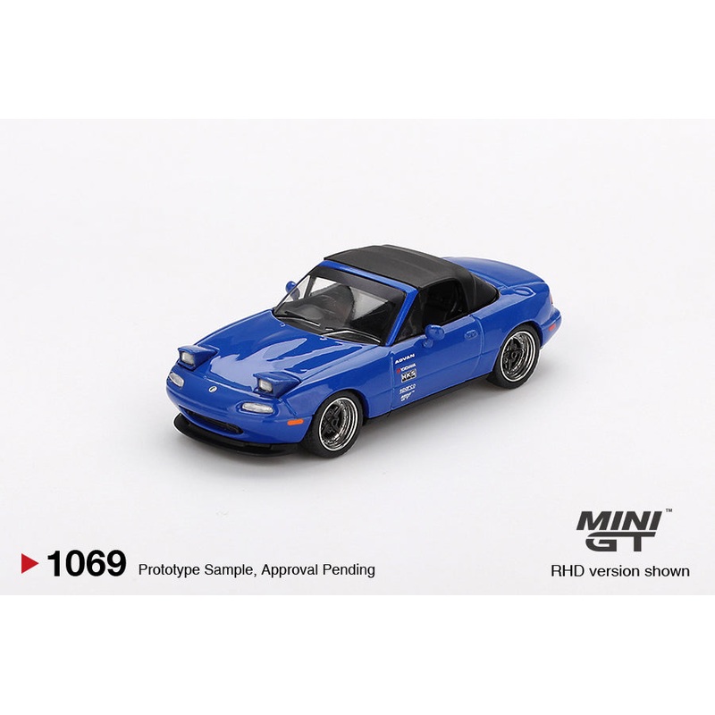 (PRE-ORDER) MINI GT 1:64 Mazda Miata MX-5 (NA) Tuned Version Dark Blue MGT01069-R