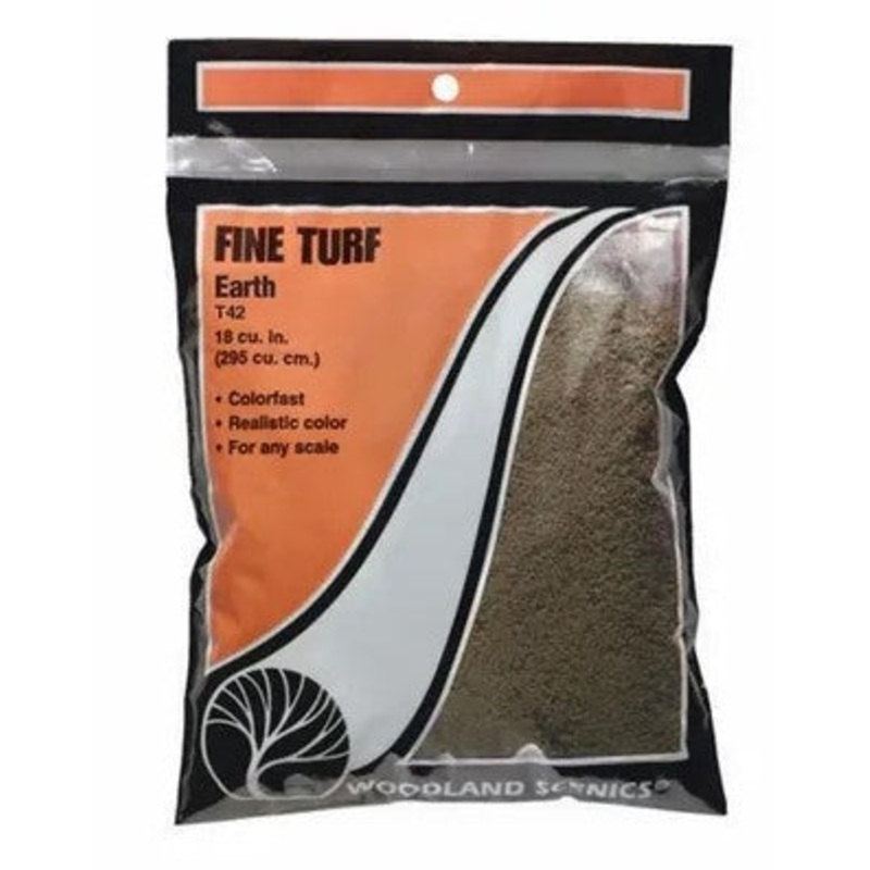 Woodland Scenics T42 Fine Turf – Earth