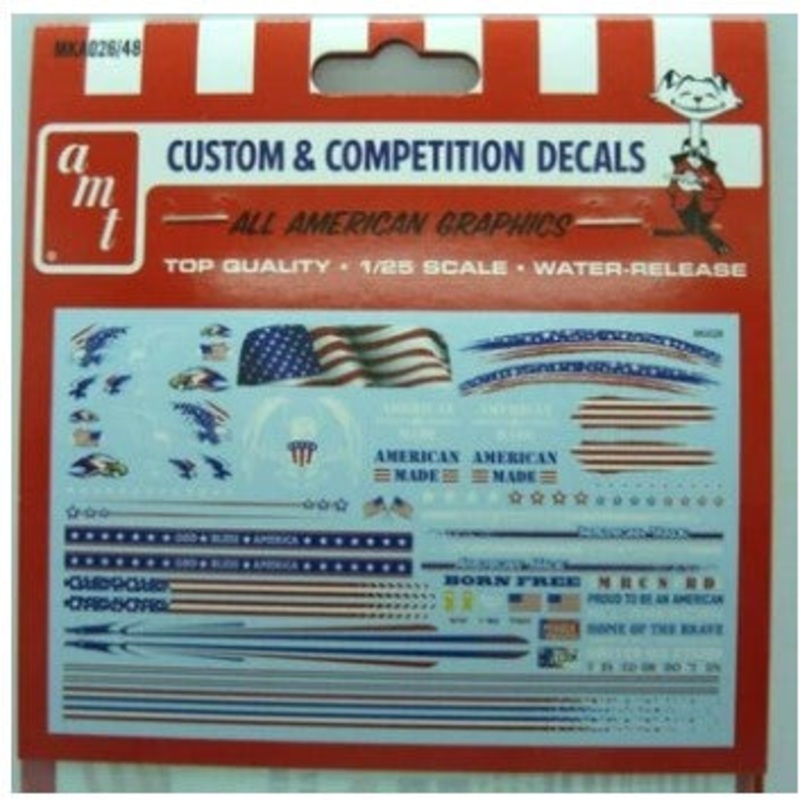 AMT All American Custom Graphics decals
