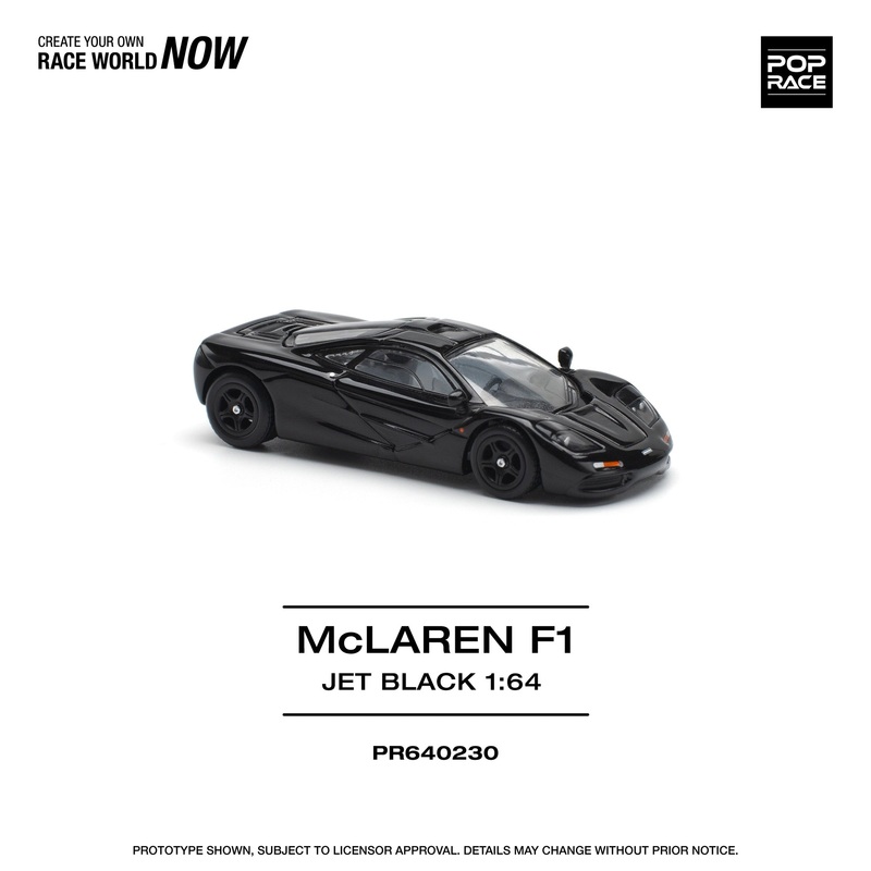 (PRE-ORDER) Pop Race 1:64 McLaren F1 Jet Black