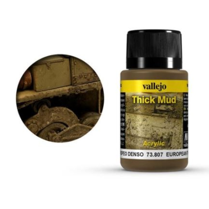 Vallejo 73807 Weathering Effects: European Thick Mud