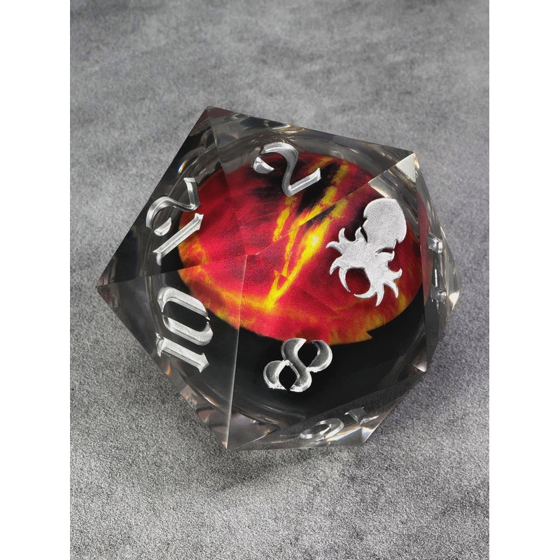 55mm Dragon Eye: Single D20|Orange Iris|Purple Iris|Red Iris