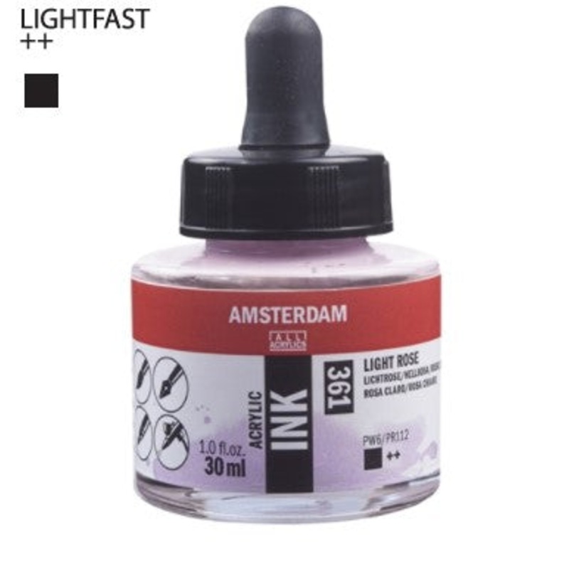 Amsterdam Acrylic Ink # 361 Light Rose