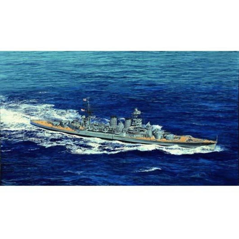 HMS HOOD 1941 1/700 Model Ship Kit #5740 by Trumpeter