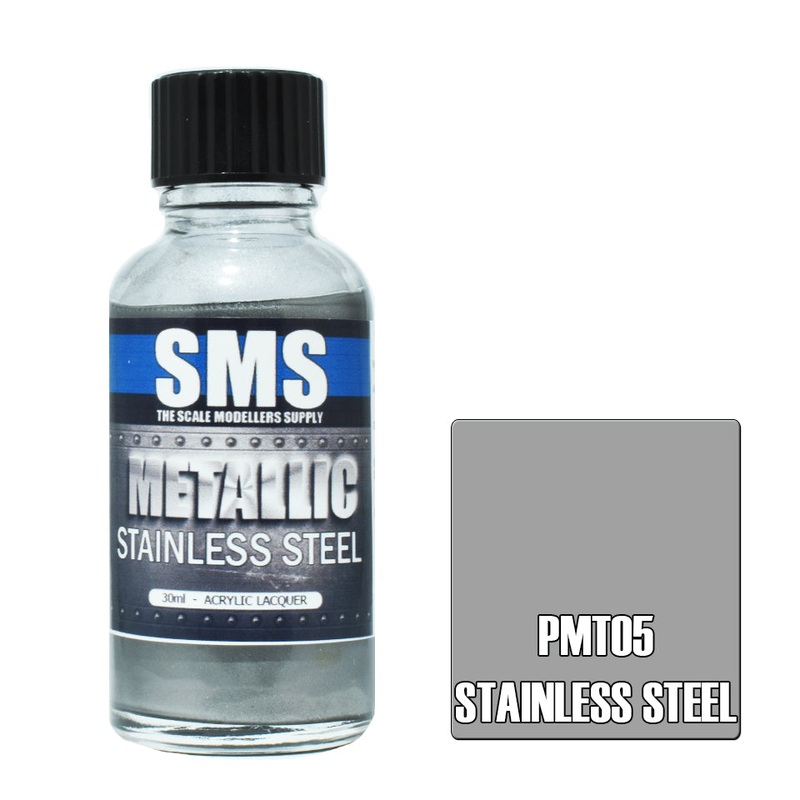 SMS Premium Metallic Lacquer – PMT05 – Stainless Steel