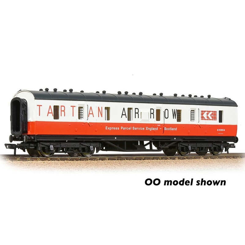 Passenger Car Luggage Car LMS Stanier 50ft Full Brake Tartan Arrow