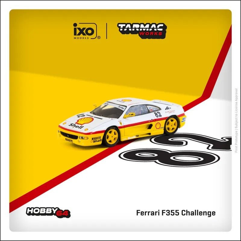 Tarmac Works 1:64 Ferrari F355 Challenge 1999 D. Peter Andersen #82