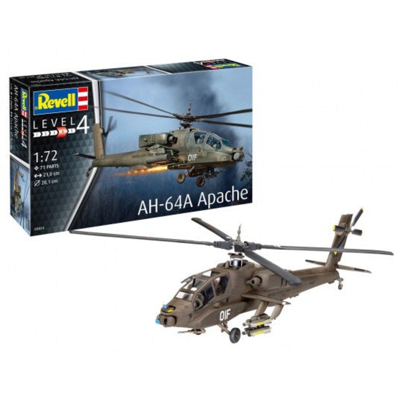 AH-64A Apache 1/144 #3824 by Revell