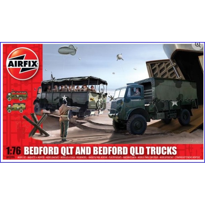 Airfix Bedford QLT and Bedford QLD Trucks