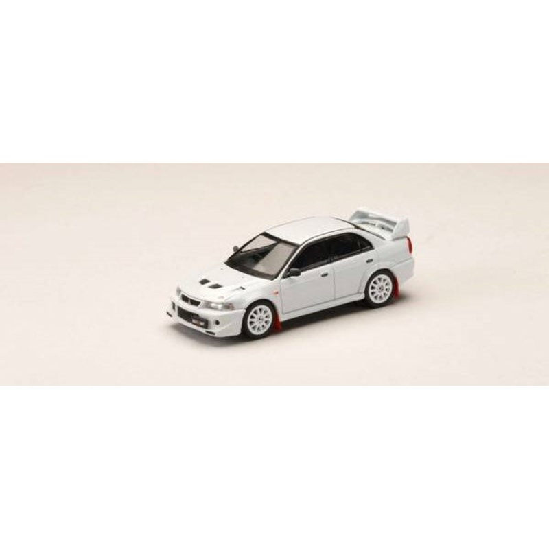[ Back-order ] Hobby Japan HJ643033BW 1:64 MITSUBISHI LANCER RS EVOLUTION 6 MONTE CARLO EDITION SCORTIA WHITE Diecast model car