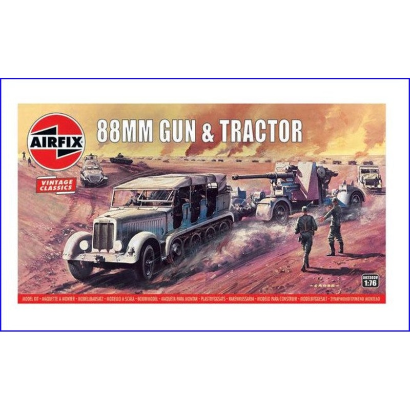 Airfix 88mm Gun and Tractor