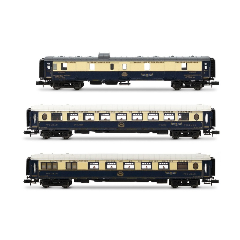 Passenger car set 1/2 Etoile du Nord CIWL Ep.II 3-piece