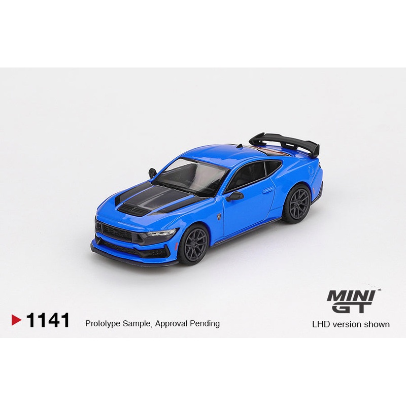 (PRE-ORDER) Mini GT 1:64 Ford Mustang Dark Horse 2024 Grabber Blue MGT01141-R
