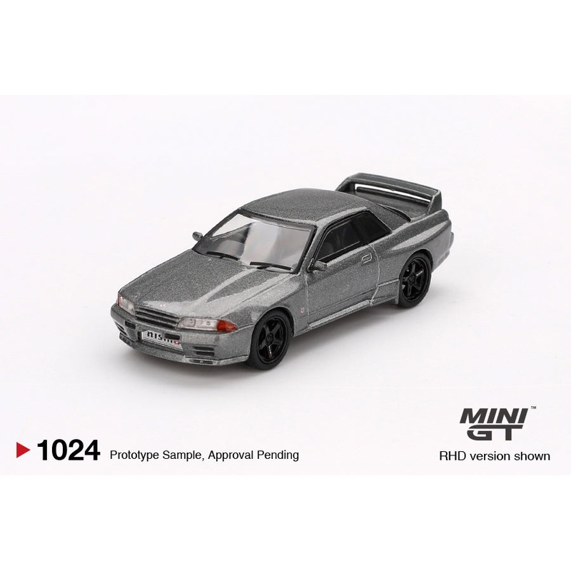 (PRE-ORDER) MINI GT 1:64 Nissan Skyline GT-R  (NISMO BNR32 CRS Version) Dark Metal Gray MGT01024-R