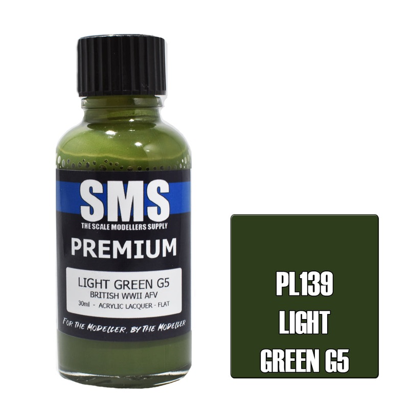 SMS Premium Lacquer – PL139 Light Green G5