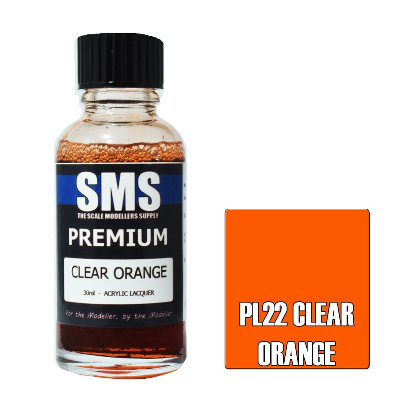 SMS Premium Lacquer – PL22 Clear Orange